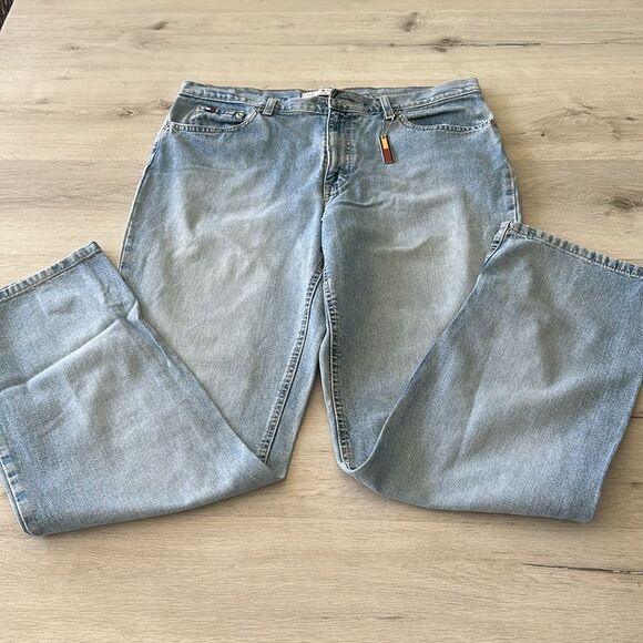 Tommy Hilfiger Straight Leg Vintage 90’s Jeans Blue 14L EUC - Picture 3 of 10